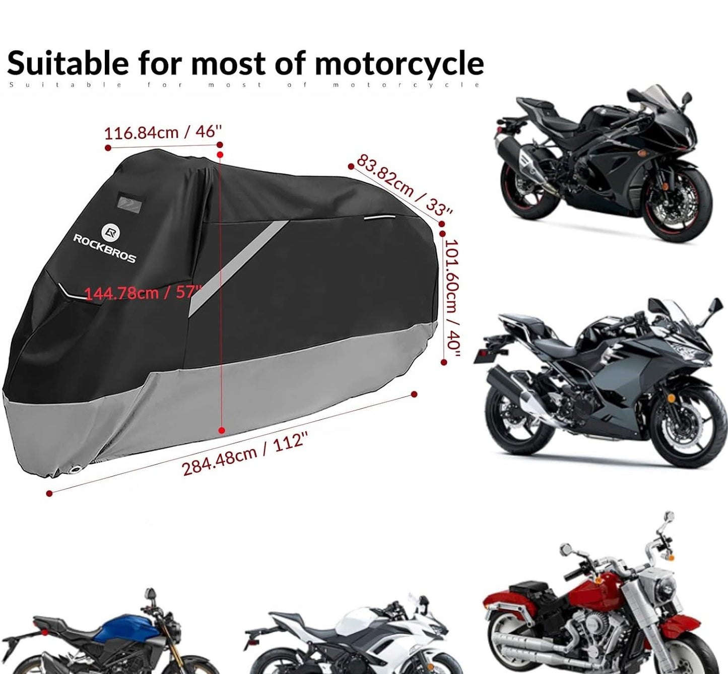 ROCKBROS покривало за мотоциклет, скутер