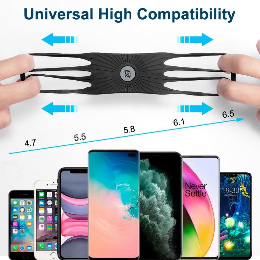 Стойка за мобилен телефон ROCKBROS велосипедна 360° въртяща се поставка за мобилен телефон за смартфон 4.0-6.8"