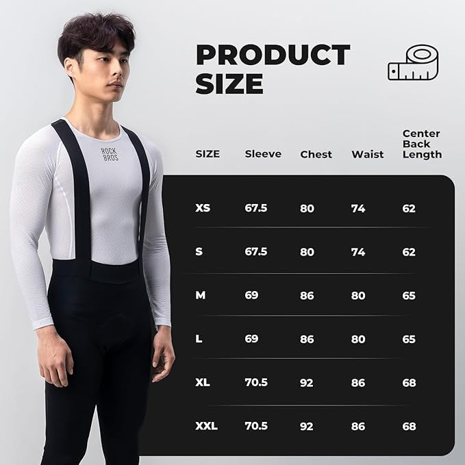 Риза с дълъг ръкав ROCKBROS, мъжка тениска за колоездене, бързосъхнеща функционална риза, облекло за колоездене, фитнес тениска за колоездене, бягане, тенис, туризъм, мъже