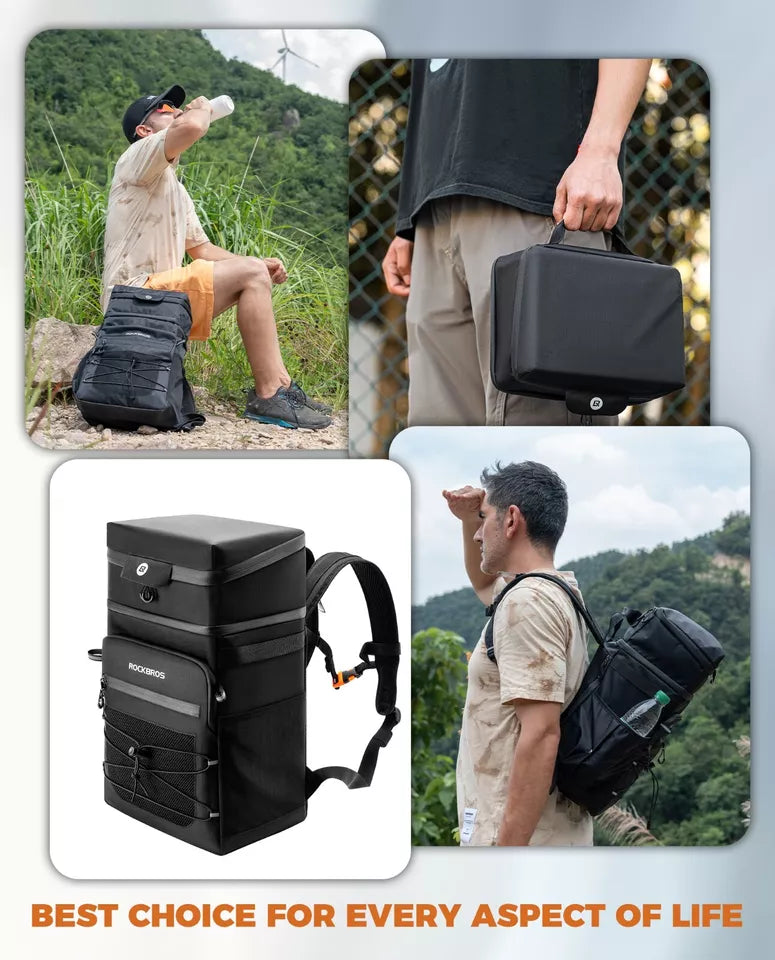 Подвижна раница ROCKBROS Многофункционална раница 3,5+14L за пътуване на открито