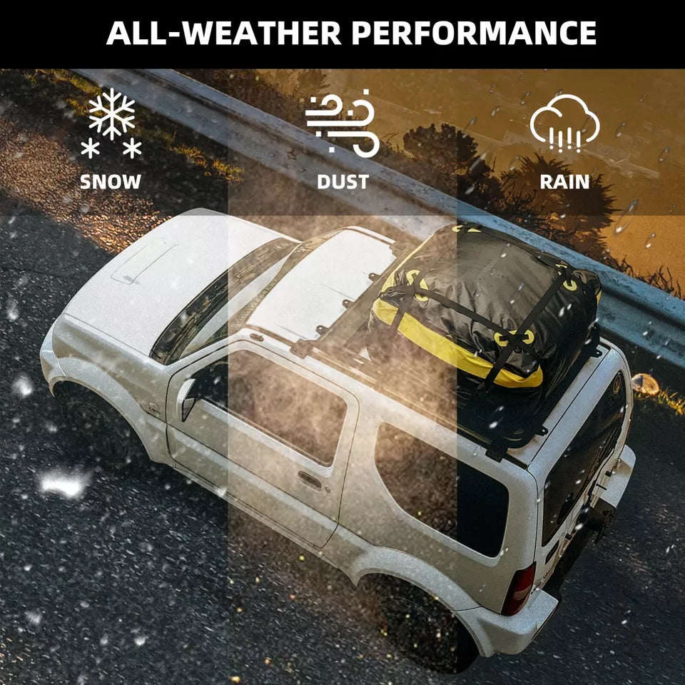 ROCKBROS 300L чанта за покрив за кола водоустойчива чанта за багаж за кола сгъваема PVC кутия