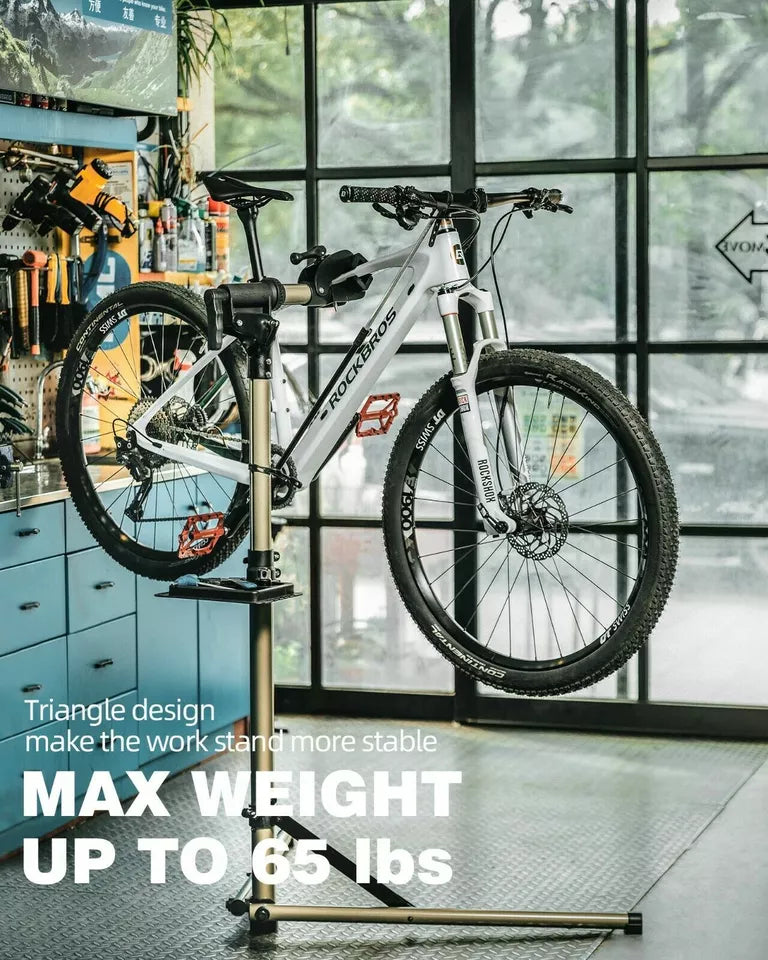 Алуминиева стойка за ремонт на велосипед ROCKBROS, стойка за ремонт макс