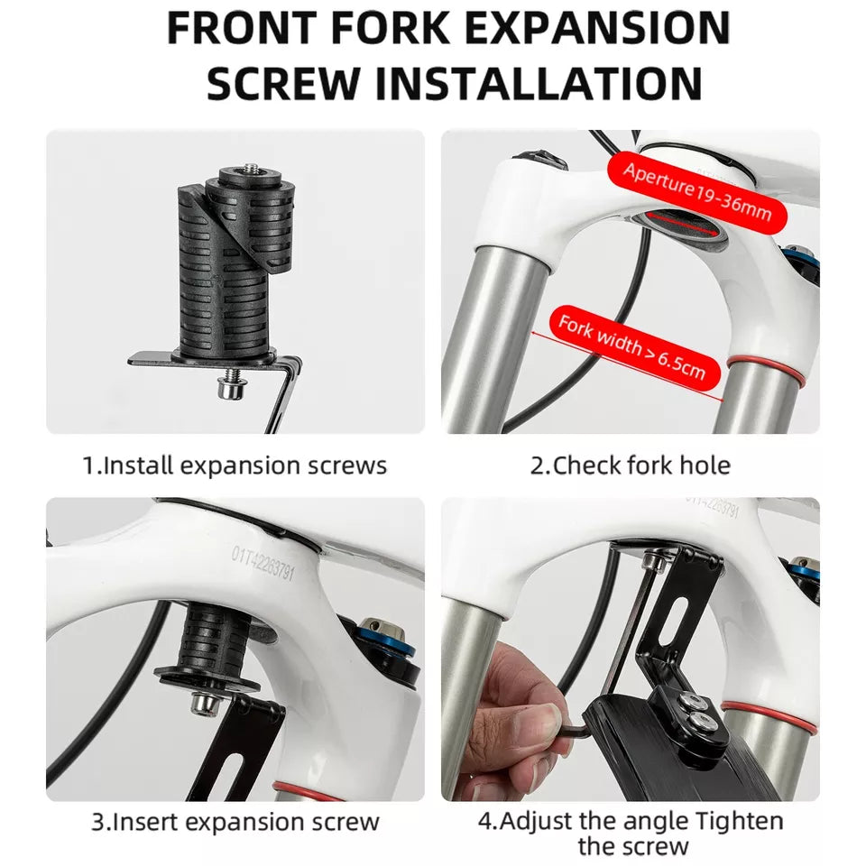 Комплект калници за велосипед ROCKBROS преден + заден за 24-29 инча, прибиращ се и регулируем