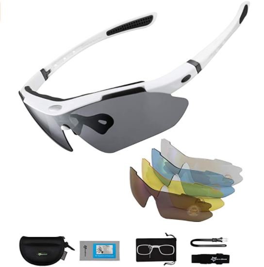 ROCKBROS 10001 спортни очила поляризирани с 5 сменяеми стъкла очила за колоездене
