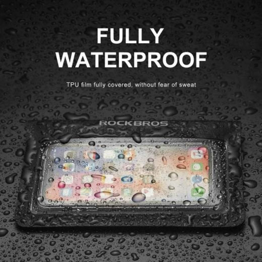 ROCKBROS Уловител на изпотяване за велосипеди за ролкови тренажори против изпотяване, дишащ сив