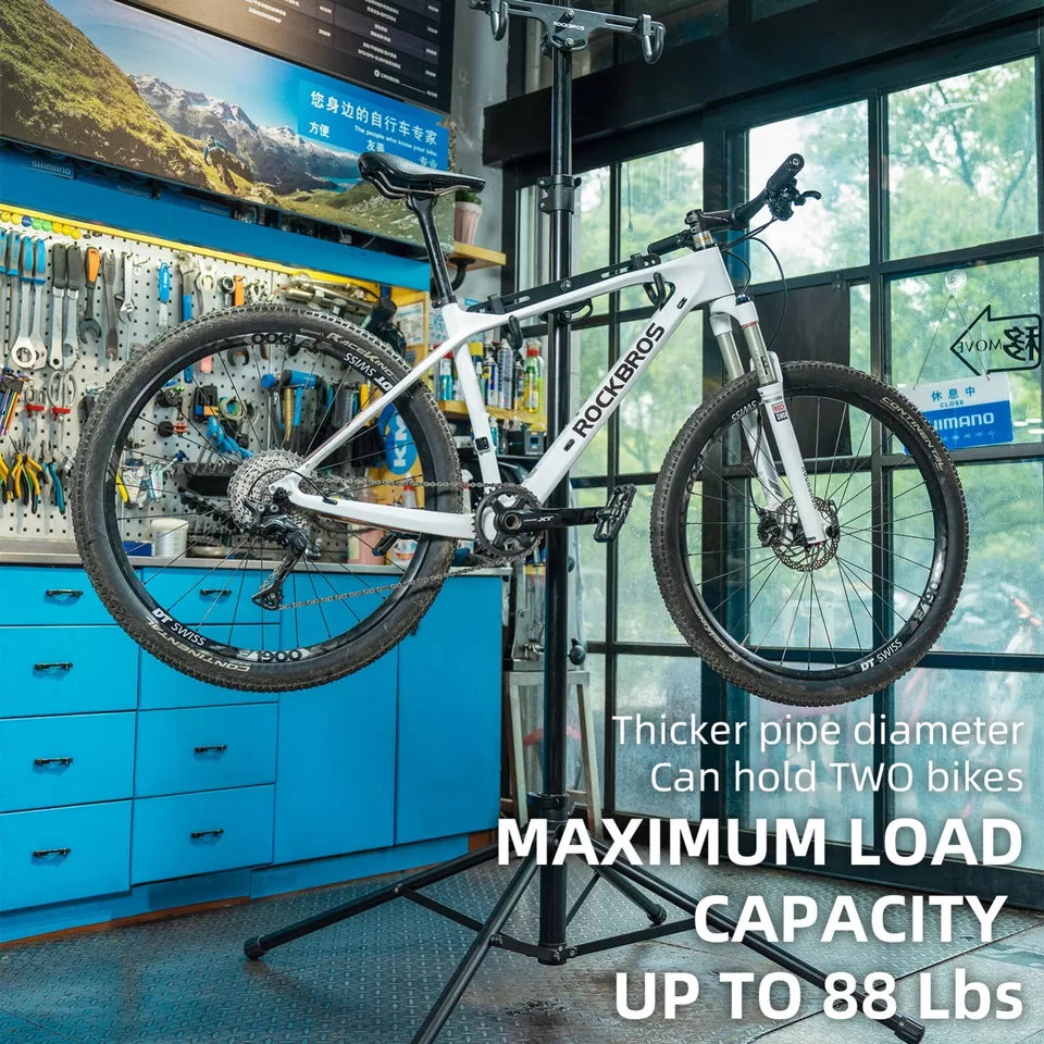 ROCKBROS Велосипед Двойна монтажна стойка Поддръжка Power Repair Стойка Регулируема