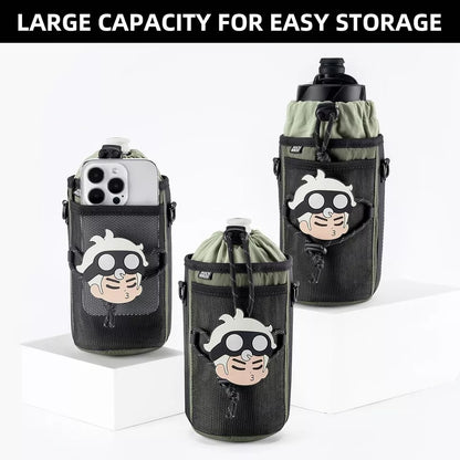 ROCKBROS Велосипедна чанта за бутилка Кормило с найлонов шнур Бутилка за вода