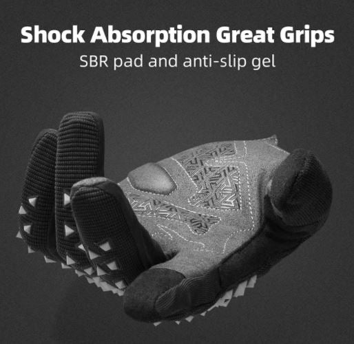 ROCKBROS Ръкавици за планинско колоездене Ръкавици за колоездене Сензорен екран SBR M-XXL Унисекс