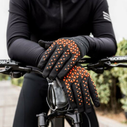 ROCKBROS Ръкавици за планинско колоездене Ръкавици за колоездене Сензорен екран SBR M-XXL Унисекс