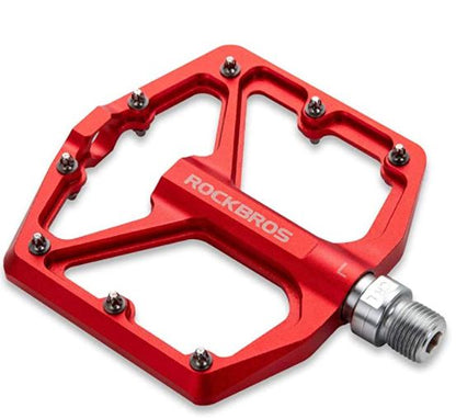Педали за велосипед ROCKBROS Педали за шосейни велосипеди Алуминиеви платформени педали Свръхлеки неплъзгащи се педали за велосипеди 9/16 инча