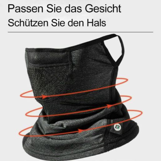 ROCKBROS Балаклава Маска Велосипедна Шапка Защитна Уста Висящо Ухо Дишаща