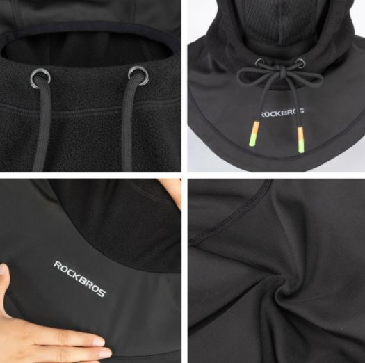 ROCKBROS Ski Mask Thermal Fleece Balaclava Winter Hat Balaclava Under Helmet