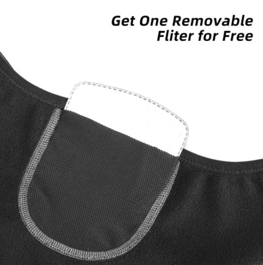 ROCKBROS Зимен шал за врата Мотоциклетен шал Половин Балаклава Балаклава Унисекс