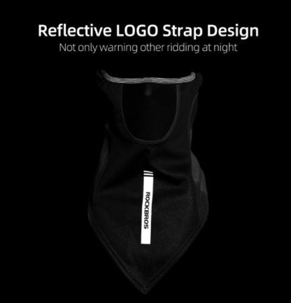 ROCKBROS Зимен шал за врата Мотоциклетен шал Половин Балаклава Балаклава Унисекс