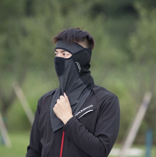 ROCKBROS Половина Балаклава Велосипедна маска Тръбен шал Мотоциклет Ветроустойчива лента за коса