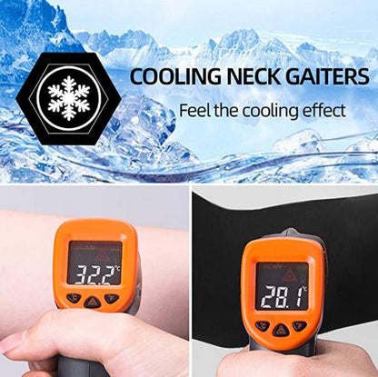 ROCKBROS Шал за врата Balaclavas Tube Scarf Силно еластичен дишащ многофункционален шал UPF 50+ Cool Cycling Half Balaclava Men/Women