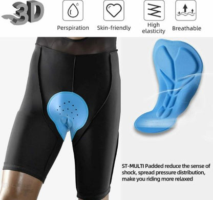 Велосипедки ROCKBROS с презрамки, къси подплатени шорти M-4XL