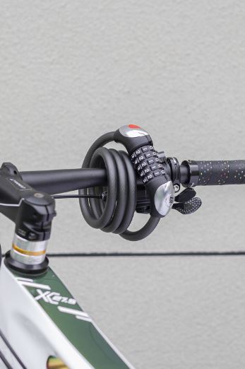 Ключалка за велосипед ROCKBROS 120см/180см кабелна брава 5 части секретна брава стомана