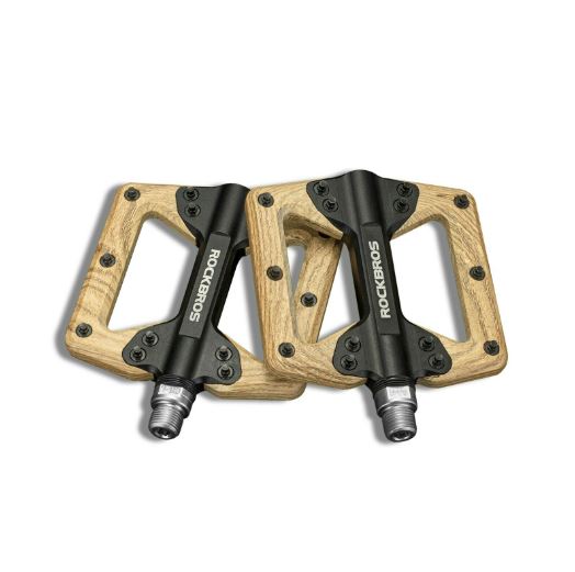 ROCKBROS Велосипедни педали Найлон 9/16 инча Велосипедни педали Неплъзгаща се платформа Алуминий