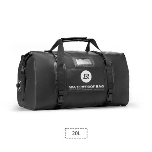 ROCKBROS Чанта за мотоциклет Водоустойчива чанта за седло 20L/40L Чанта за багажник PVC