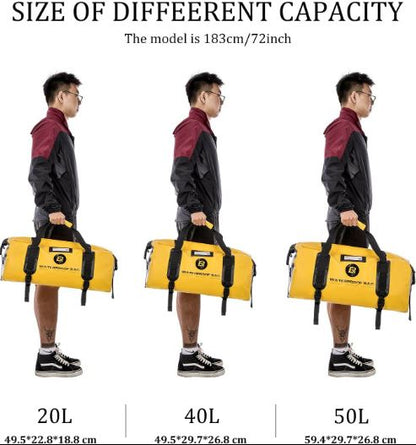 ROCKBROS Чанта за мотоциклет Водоустойчива чанта за седло 20L/40L Чанта за багажник PVC