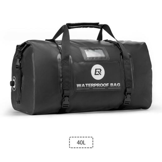 ROCKBROS Чанта за мотоциклет Водоустойчива чанта за седло 20L/40L Чанта за багажник PVC