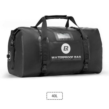 ROCKBROS Чанта за мотоциклет Водоустойчива чанта за седло 20L/40L Чанта за багажник PVC