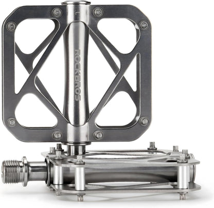 Педали за велосипеди ROCKBROS планински велосипед от титаниева сплав 3 лагера MTB педали платформа за MTB 250g леки