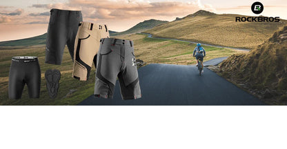 РОКБРОС Елитни къси панталони с вътрешни шорти и подплата за мъже