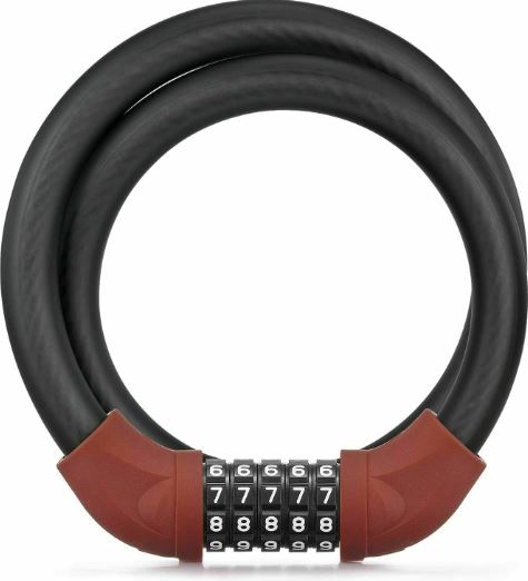 ROCKBROS Bicycle Lock E Bike Петцифрена комбинация за заключване Мотоциклет, Скутер MTB