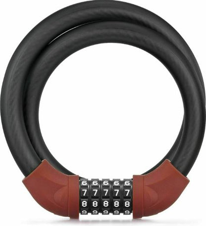 ROCKBROS Bicycle Lock E Bike Петцифрена комбинация за заключване Мотоциклет, Скутер MTB