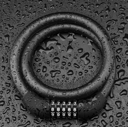 ROCKBROS Bicycle Lock E Bike Петцифрена комбинация за заключване Мотоциклет, Скутер MTB