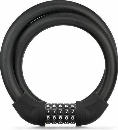 ROCKBROS Bicycle Lock E Bike Петцифрена комбинация за заключване Мотоциклет, Скутер MTB