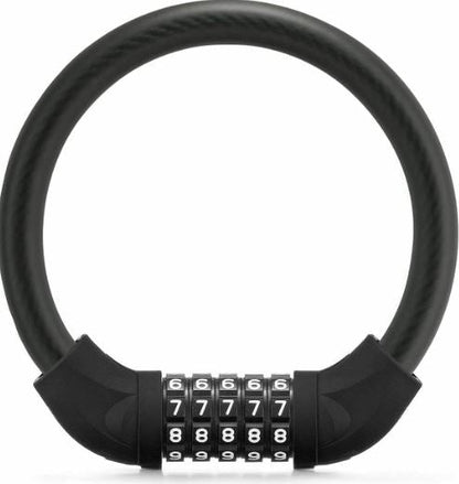 ROCKBROS Bicycle Lock E Bike Петцифрена комбинация за заключване Мотоциклет, Скутер MTB