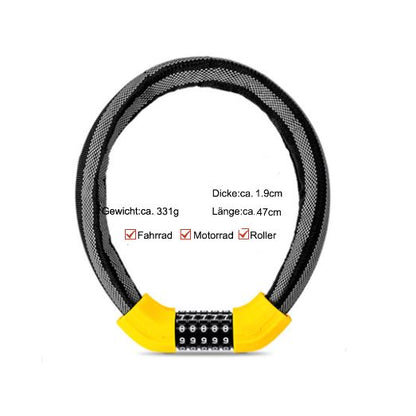 Ключалка за велосипеди ROCKBROS кабелна ключалка ключалка с ключалка ключалка верига