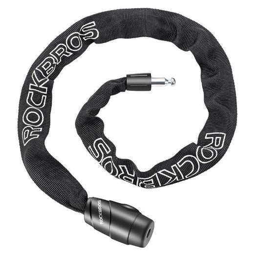 ROCKBROS ключалка за велосипеди кабелна ключалка комбинирана ключалка верига ключалка по-високо ниво на сигурност