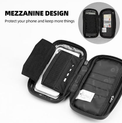 Чанта за мобилен телефон ROCKBROS чанта за велосипедна рамка чанта за мобилен телефон държач чанта за кормило за 6.2" мобилен телефон мотоциклет