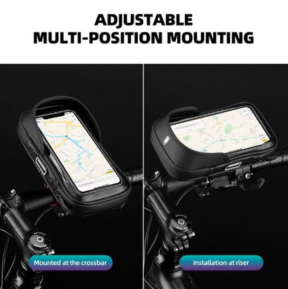 Чанта за мобилен телефон ROCKBROS чанта за велосипедна рамка чанта за мобилен телефон държач чанта за кормило за 6.2" мобилен телефон мотоциклет