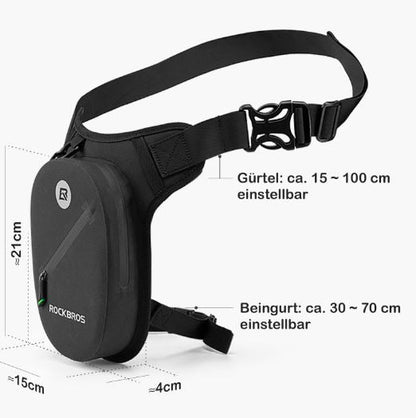 Чанта за колан ROCKBROS водоустойчива чанта за бедрата многофункционална чанта за крака мотоциклет