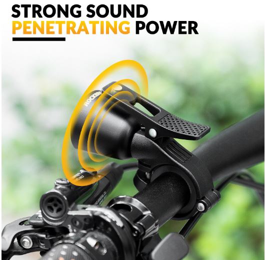 Звънец за велосипед ROCKBROS Звуков клаксон за велосипед Електрически сигнален клаксон Универсален