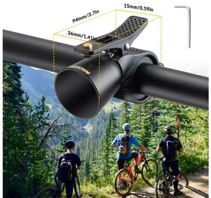 Звънец за велосипед ROCKBROS Звуков клаксон за велосипед Електрически сигнален клаксон Универсален