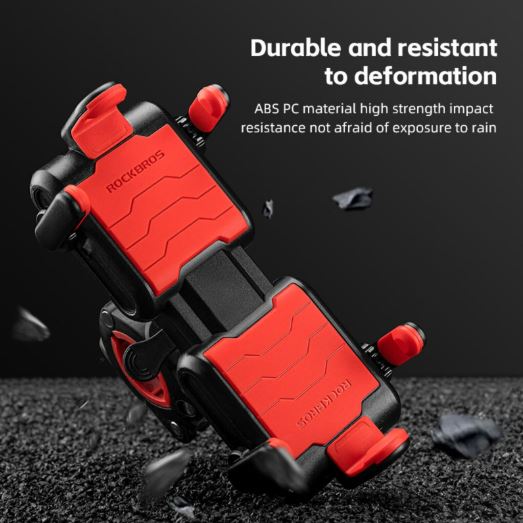 Стойка за мобилен телефон за велосипед ROCKBROS Стойка за мотоциклет Кормило 360° Универсален смартфон
