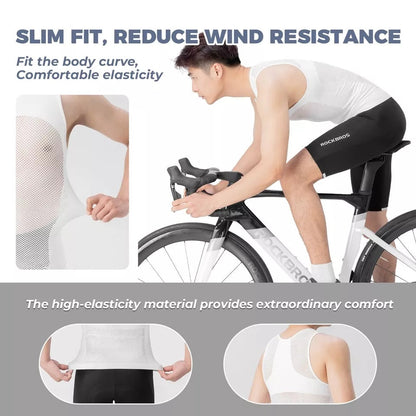 Мъжки летен спортен потник ROCKBROS велосипедна долна тениска без ръкави