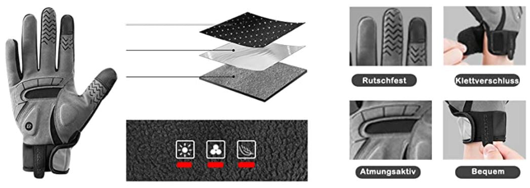 Ръкавици за колоездене ROCKBROS със сензорен екран