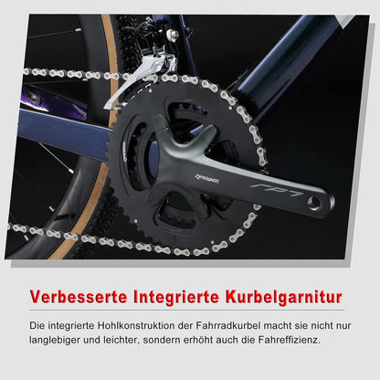 Шосеен велосипед RINOS Carbon Odin 3.0, Shimano 105 R7000, Размер на рамката 53 см