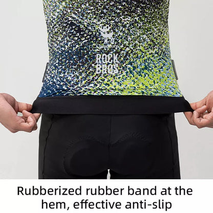 ROCKBROS мъжка велосипедна фланелка, риза с къс ръкав, велосипедно облекло S-4XL