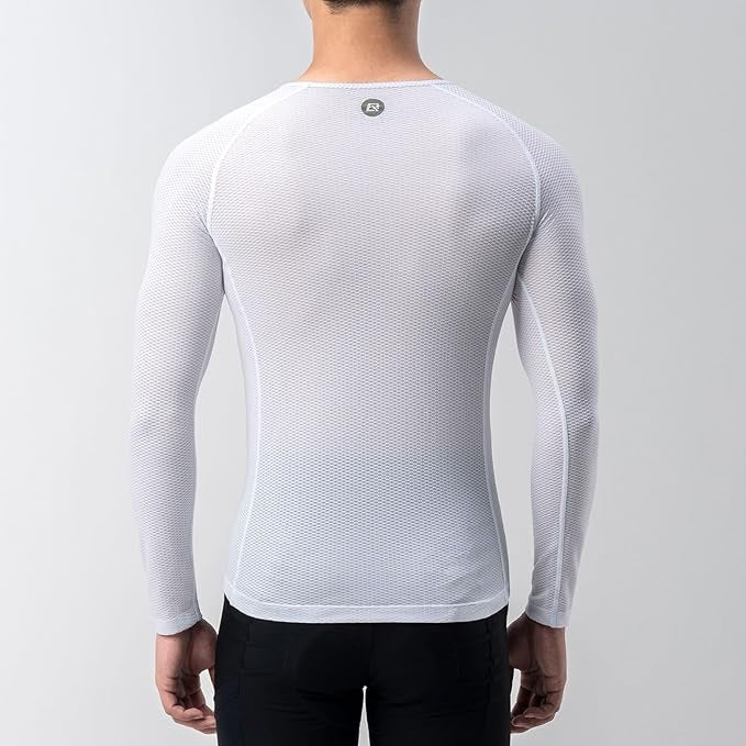 Риза с дълъг ръкав ROCKBROS, мъжка тениска за колоездене, бързосъхнеща функционална риза, облекло за колоездене, фитнес тениска за колоездене, бягане, тенис, туризъм, мъже