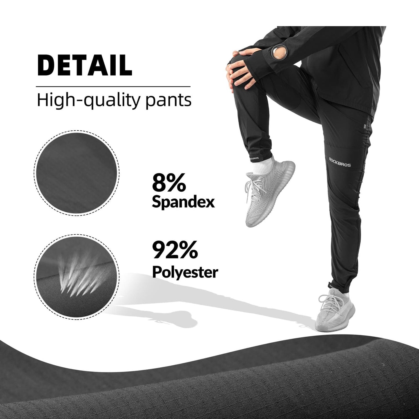 Мъжки шорти за колоездене ROCKBROS с подплатени къси панталони за шосеен велосипед, шорти за велосипед MTB