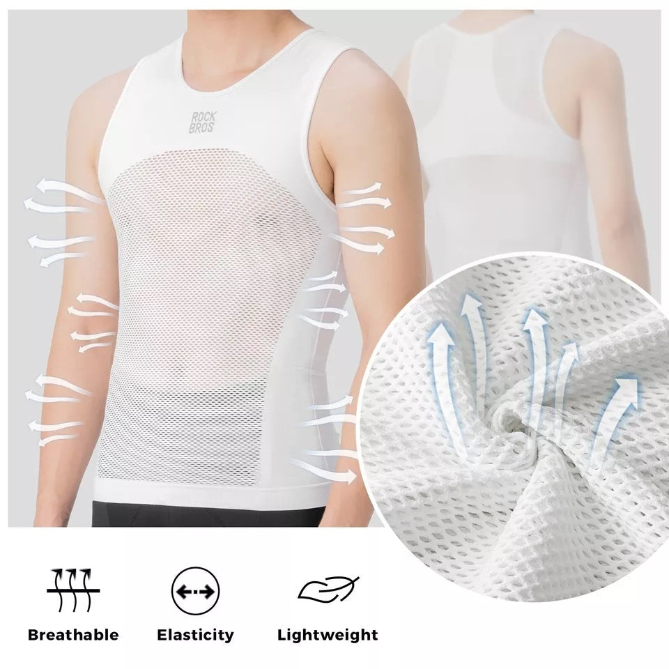 Мъжки летен спортен потник ROCKBROS велосипедна долна тениска без ръкави