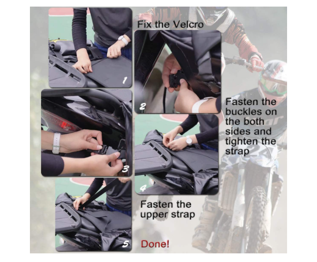 ROCKBROS AS-010 Чанта за мотоциклети Двойни чанти за седла Водоустойчиви прибл